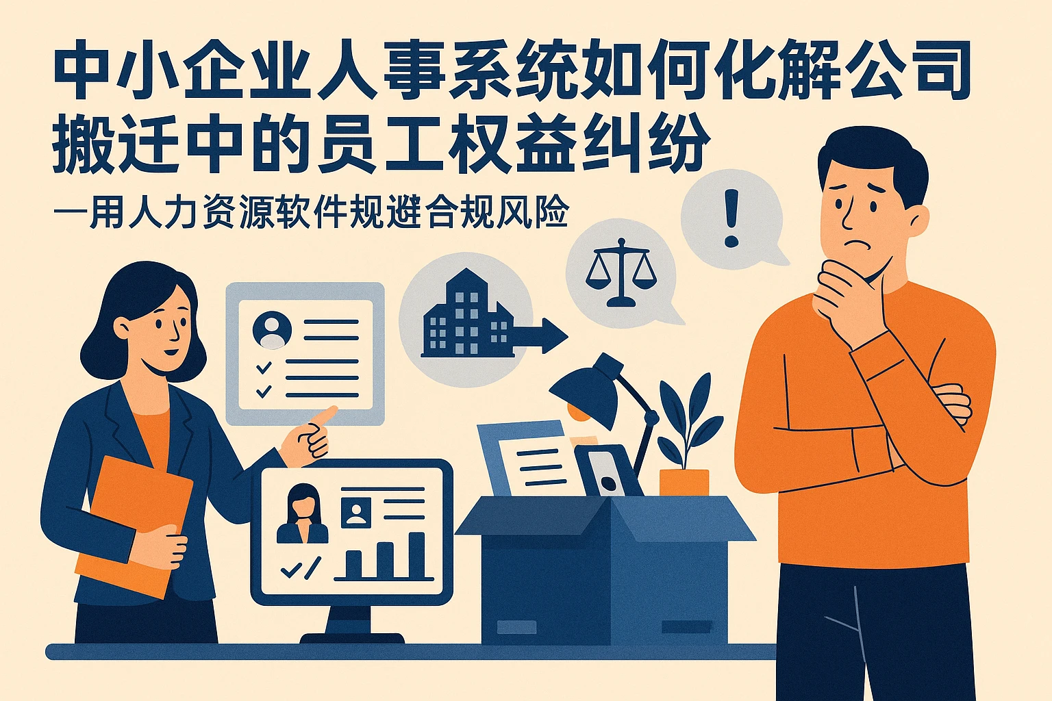 中小企业人事系统如何化解公司搬迁中的员工权益纠纷——用人力资源软件规避合规风险