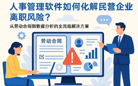 人事管理软件如何化解民营企业离职风险？从劳动合同到数据分析的全流程解决方案
