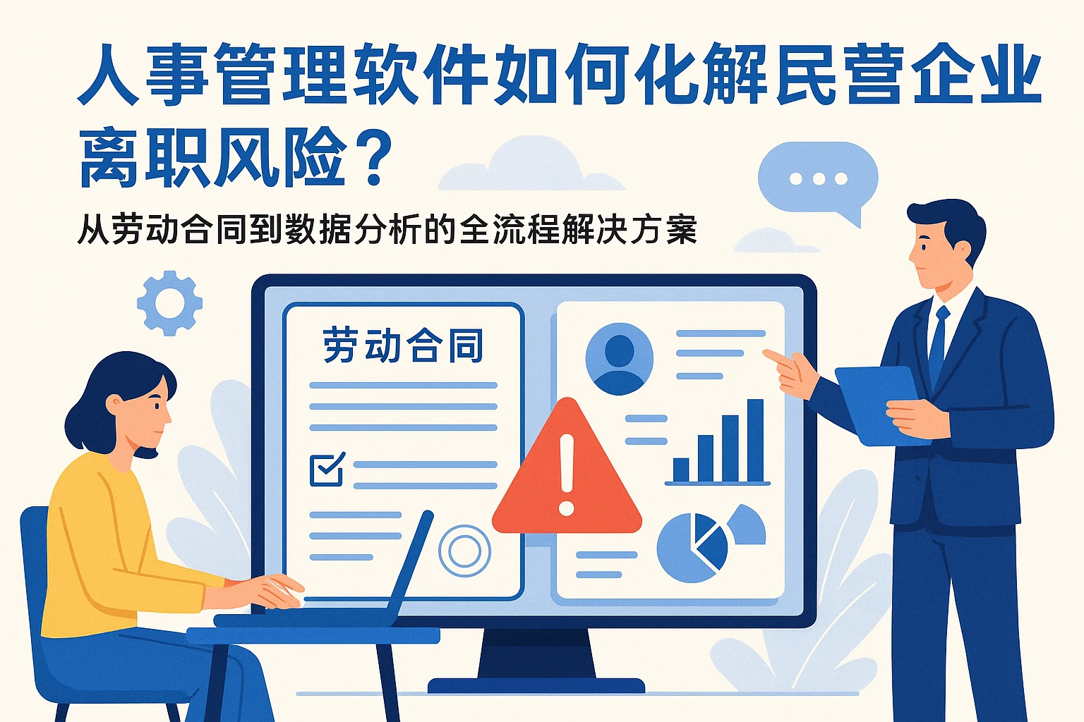人事管理软件如何化解民营企业离职风险？从劳动合同到数据分析的全流程解决方案