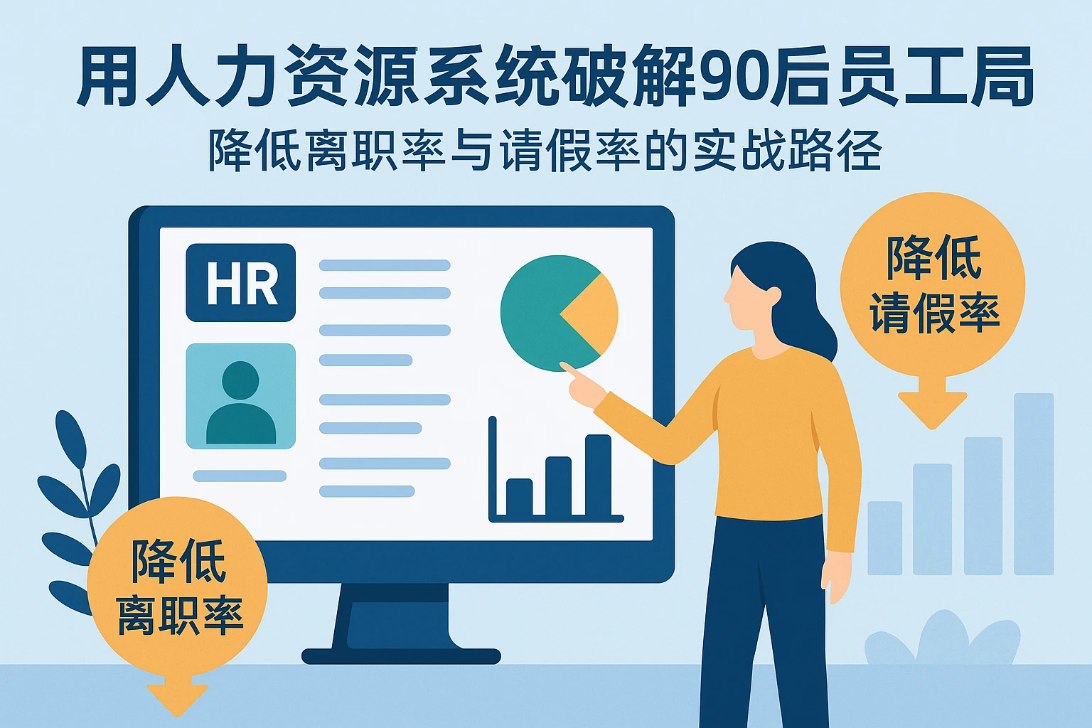 用人力资源系统破解90后员工管理困局：降低离职率与请假率的实战路径