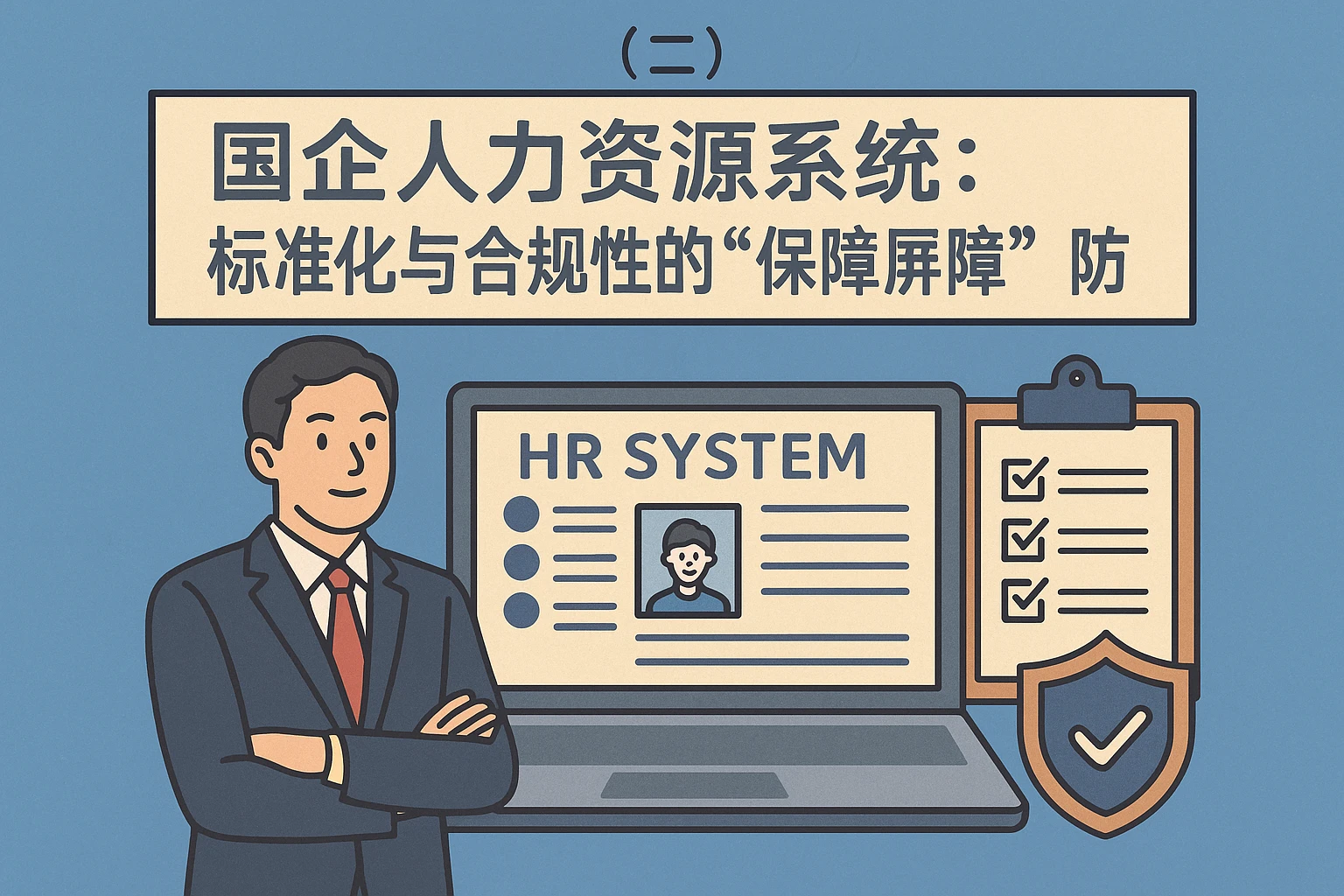 （二）国企人力资源系统：标准化与合规性的“保障屏障”