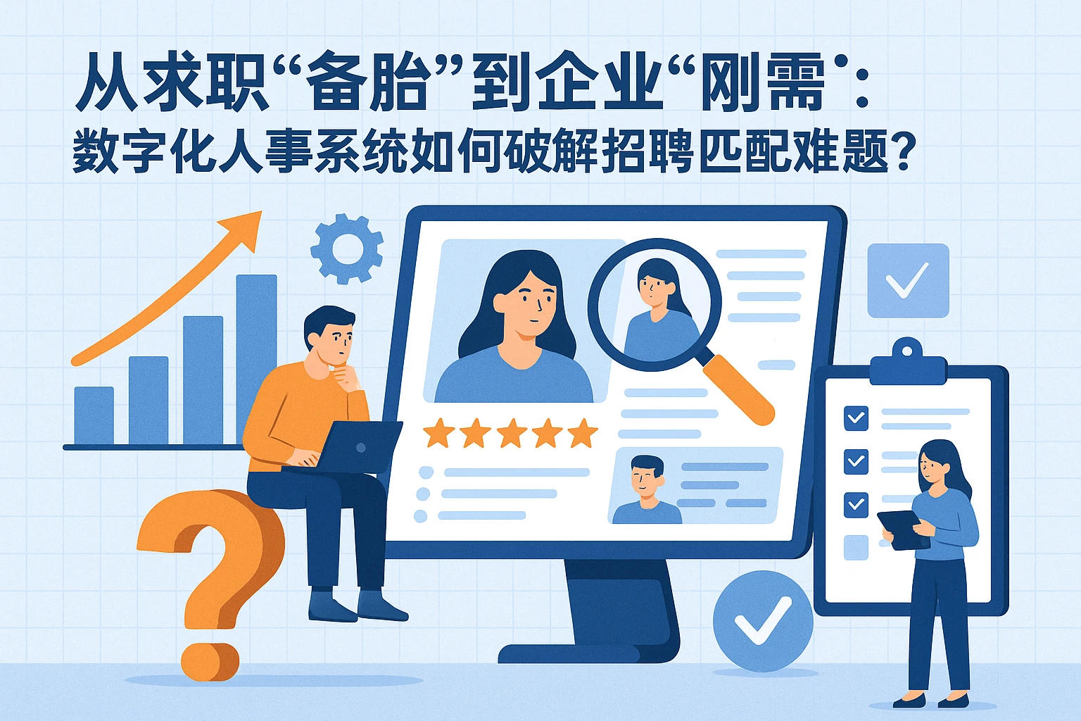 从求职“备胎”到企业“刚需”：数字化人事系统如何破解招聘匹配难题？