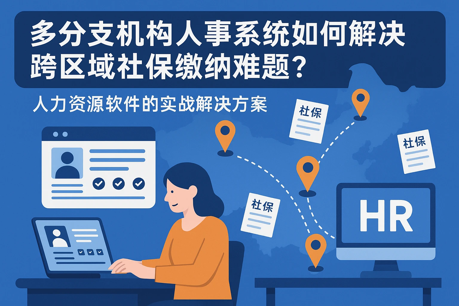多分支机构人事系统如何解决跨区域社保缴纳难题？人力资源软件的实战解决方案