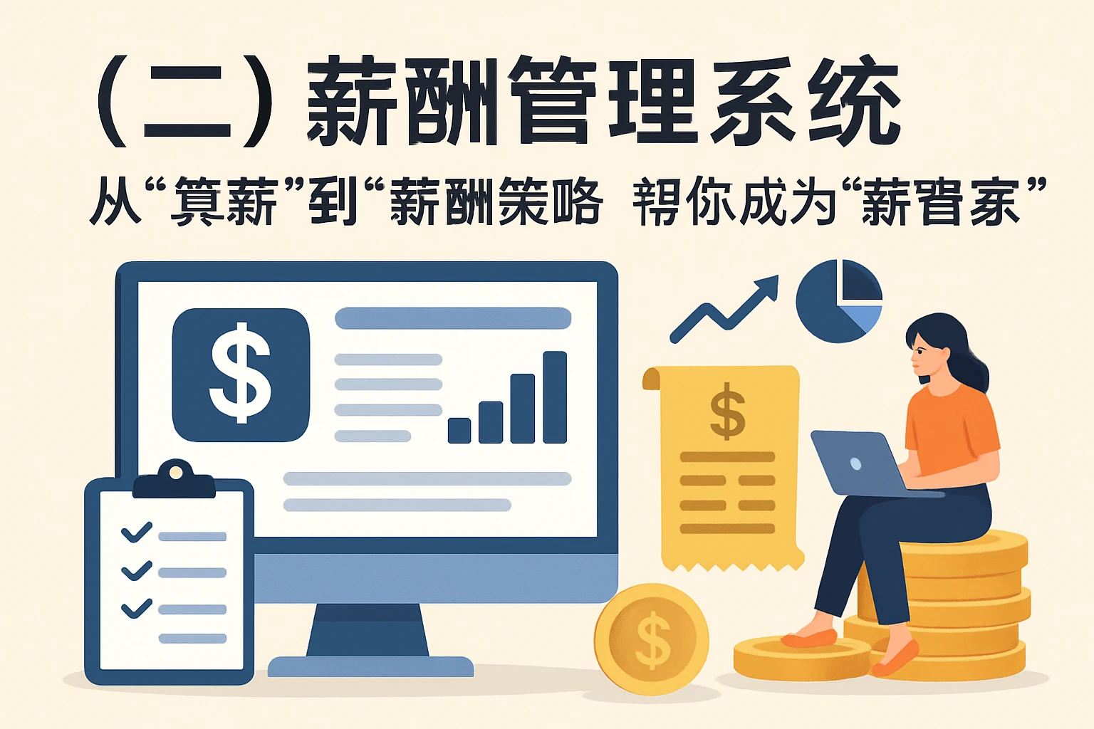 （二）薪酬管理系统：从“算薪”到“薪酬策略”，帮你成为“薪酬专家”