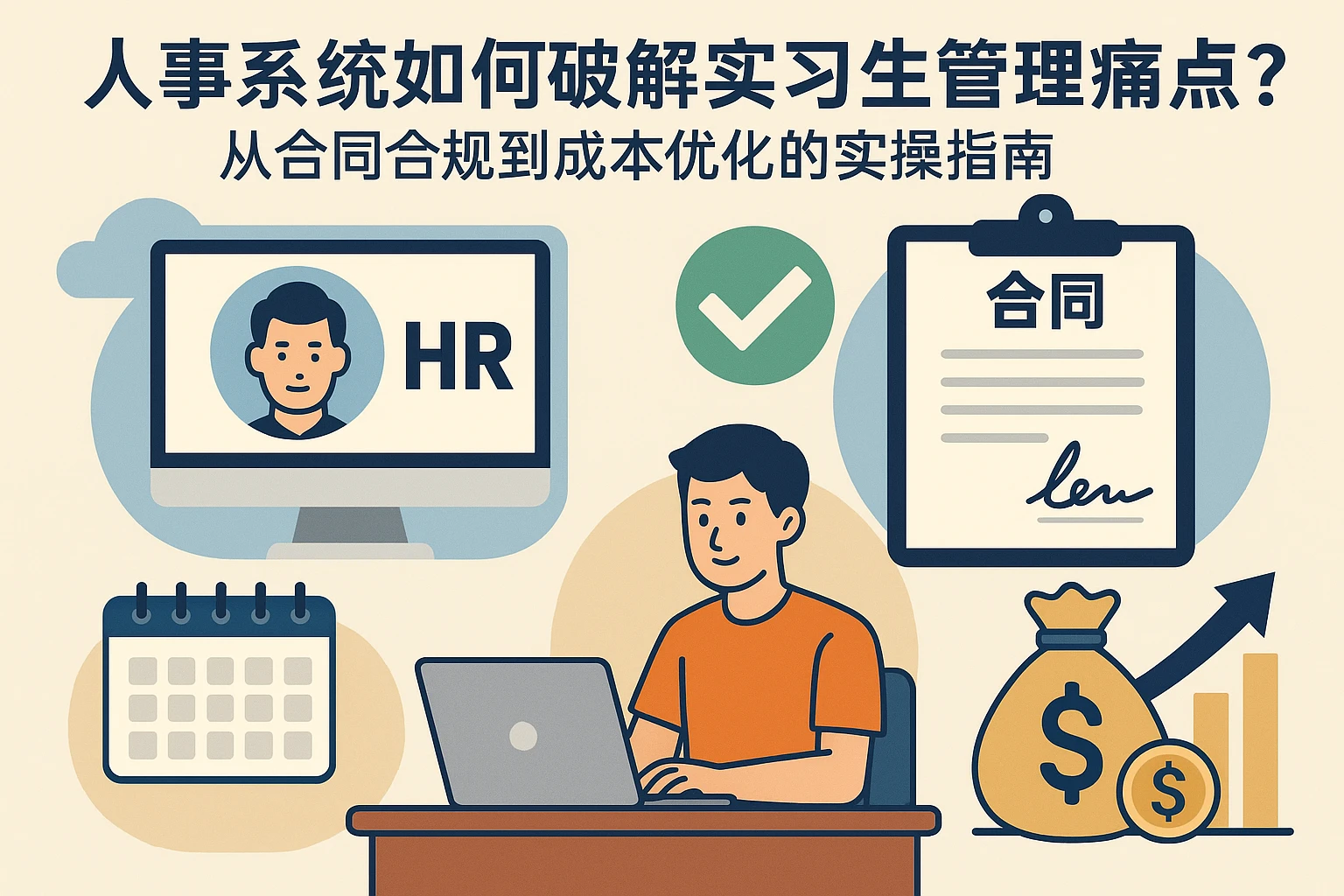 人事系统如何破解实习生管理痛点？从合同合规到成本优化的实操指南