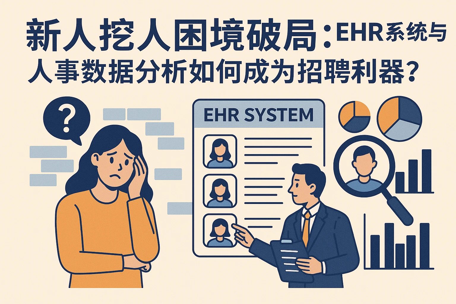 新人挖人困境破局：EHR系统与人事数据分析如何成为招聘利器？