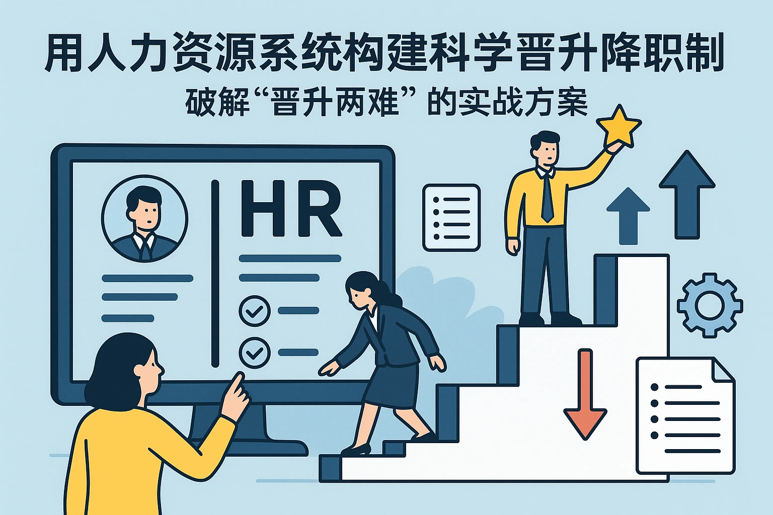 用人力资源系统构建科学晋升降职机制：破解“晋升两难”的实战方案