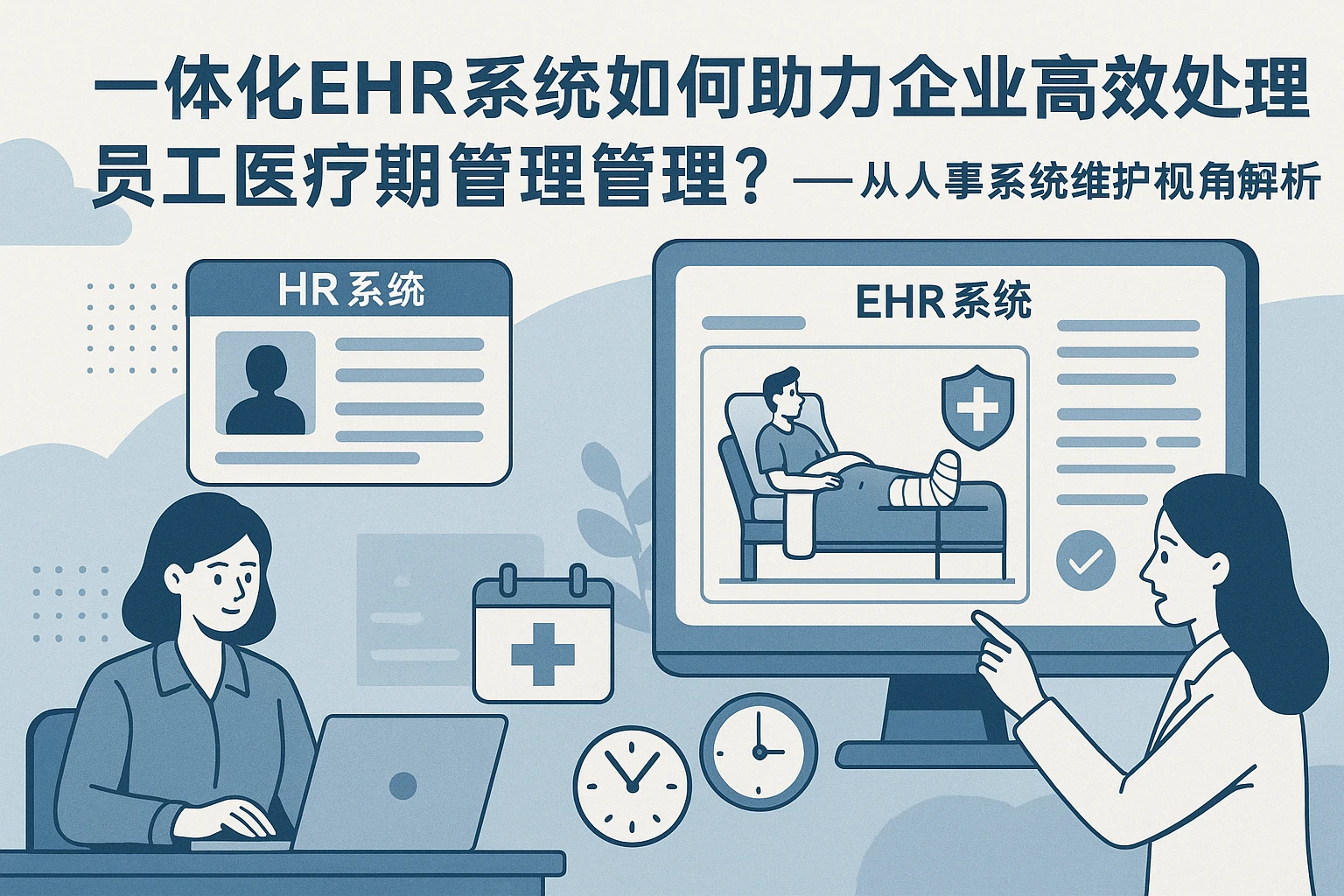 一体化EHR系统如何助力企业高效处理员工医疗期管理？——从人事系统维护视角解析