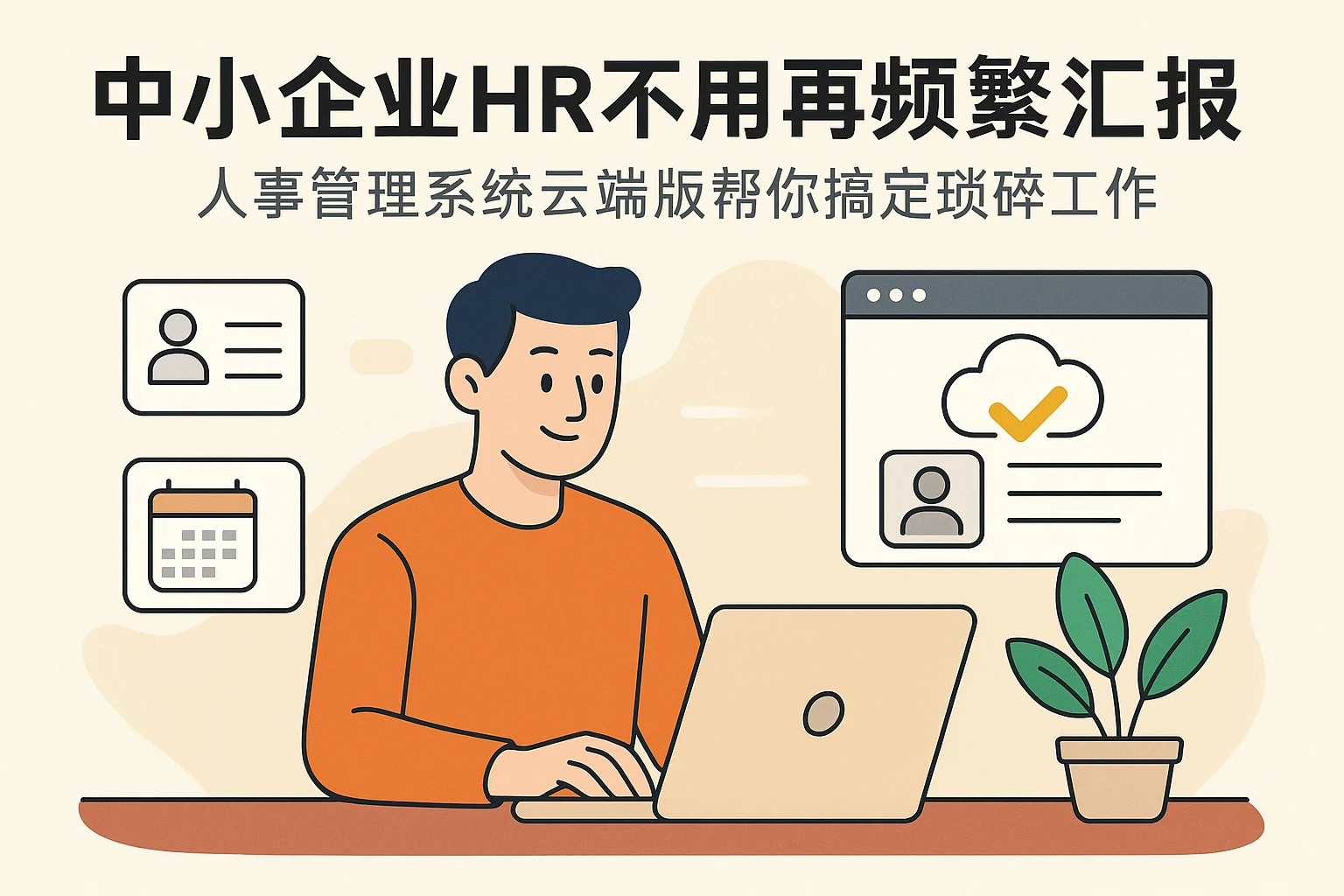 中小企业HR不用再频繁汇报：人事管理系统云端版帮你搞定琐碎工作