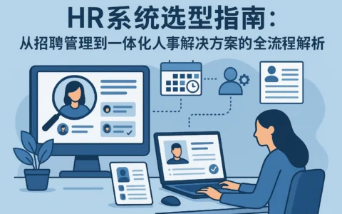 HR系统选型指南：从招聘管理到一体化人事解决方案的全流程解析