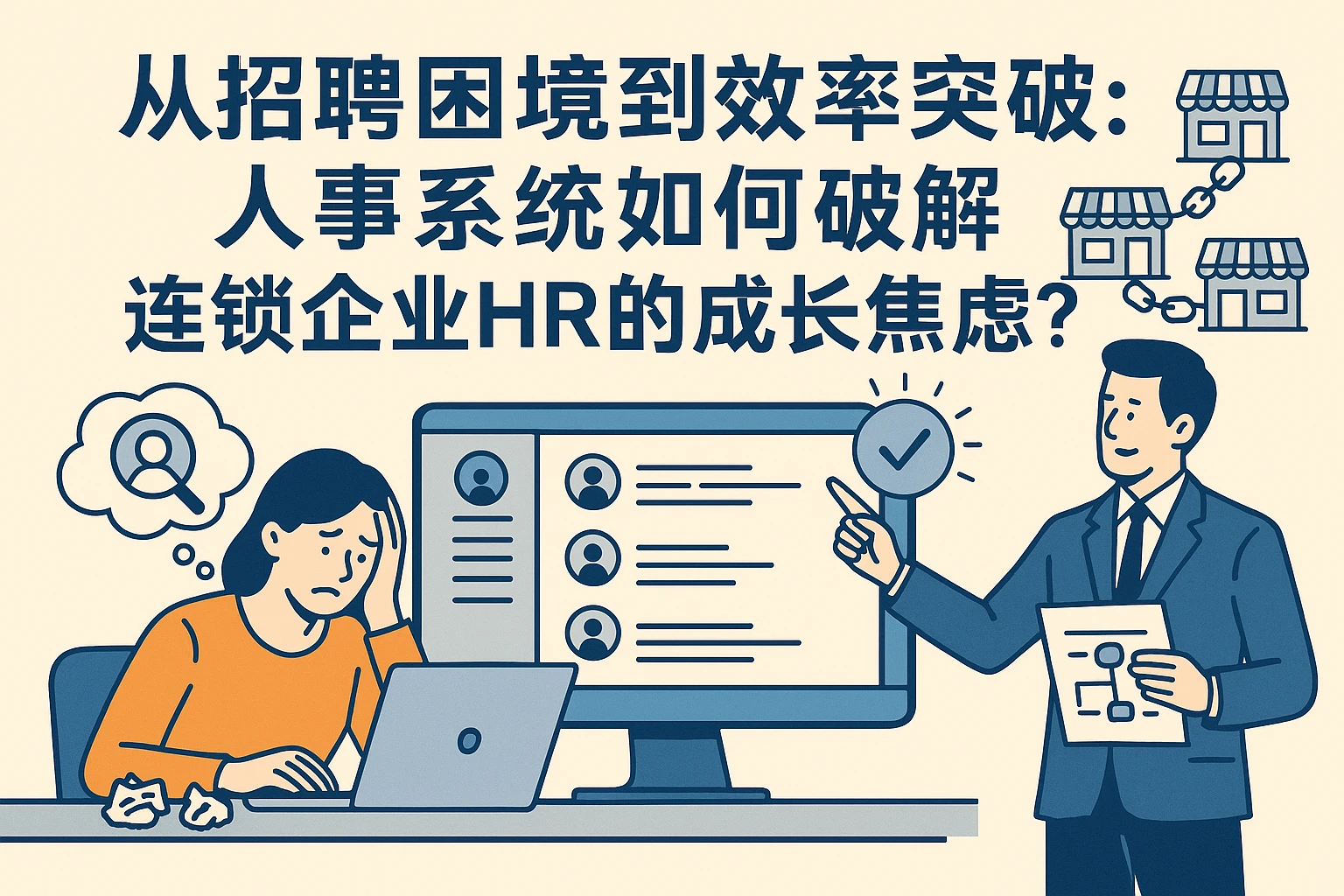 从招聘困境到效率突破：人事系统如何破解连锁企业HR的成长焦虑？