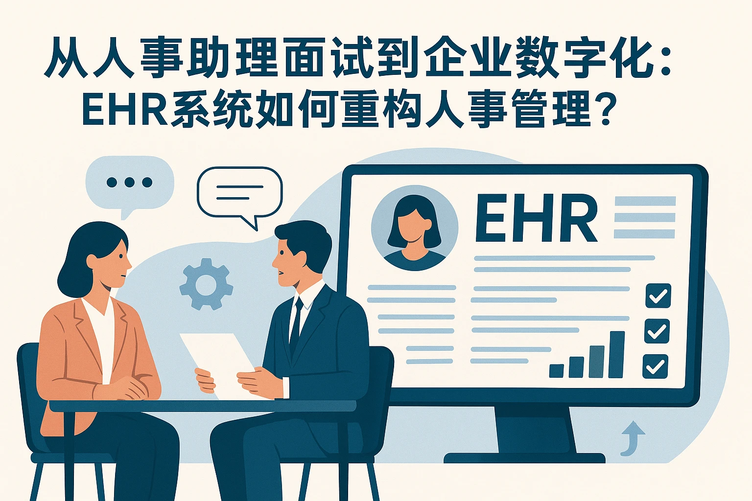 从人事助理面试到企业数字化：EHR系统如何重构人事管理？