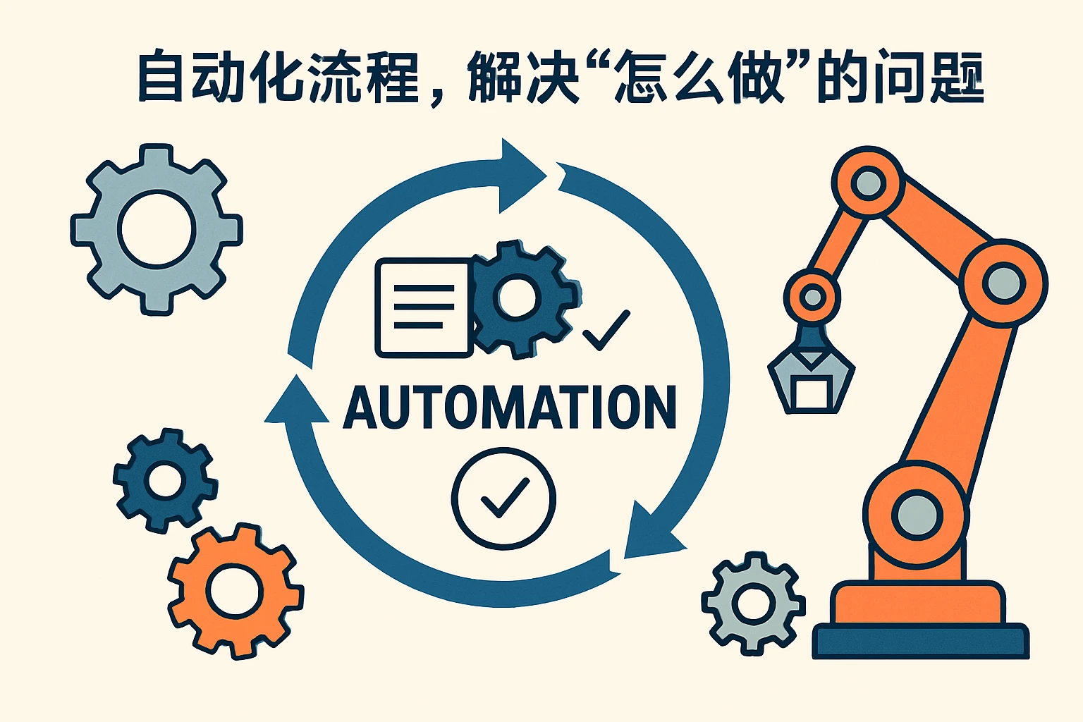 2. 自动化流程，解决“怎么做”的问题