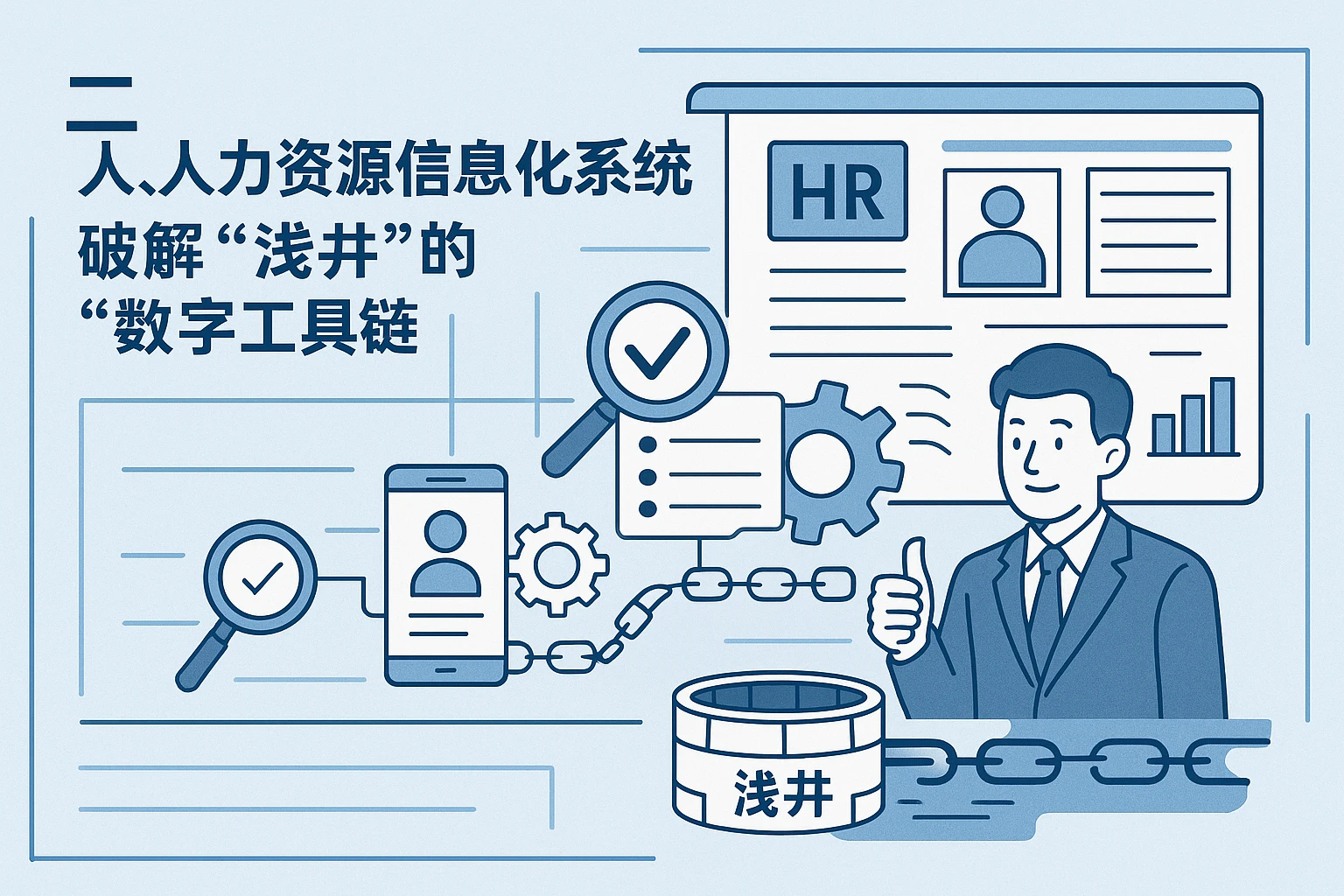 二、人力资源信息化系统：破解“浅井”的“数字工具链”