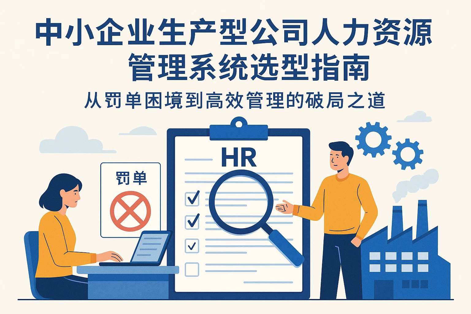 中小企业生产型公司人力资源管理系统选型指南：从罚单困境到高效管理的破局之道