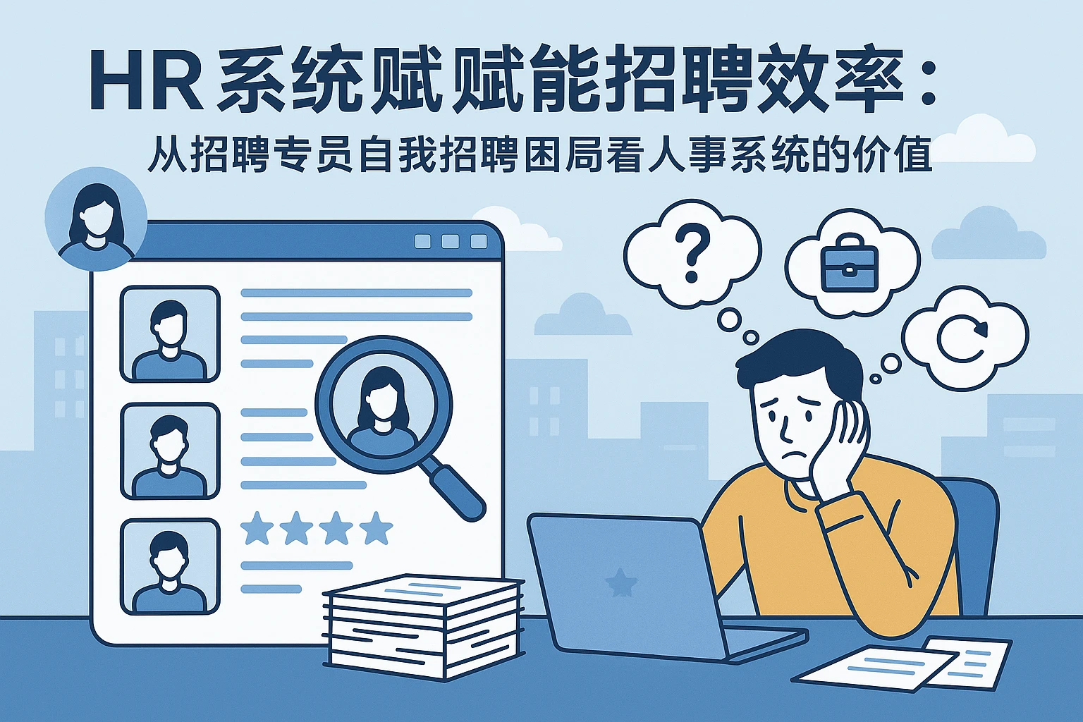 HR系统赋能招聘效率：从招聘专员自我招聘困局看人事系统的价值