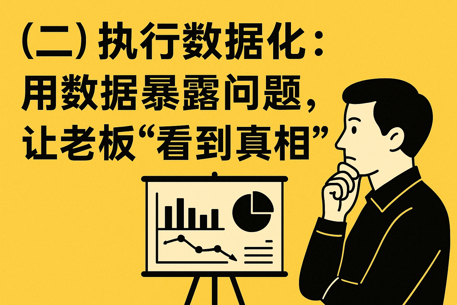 （二）执行数据化：用数据暴露问题，让老板“看到真相”