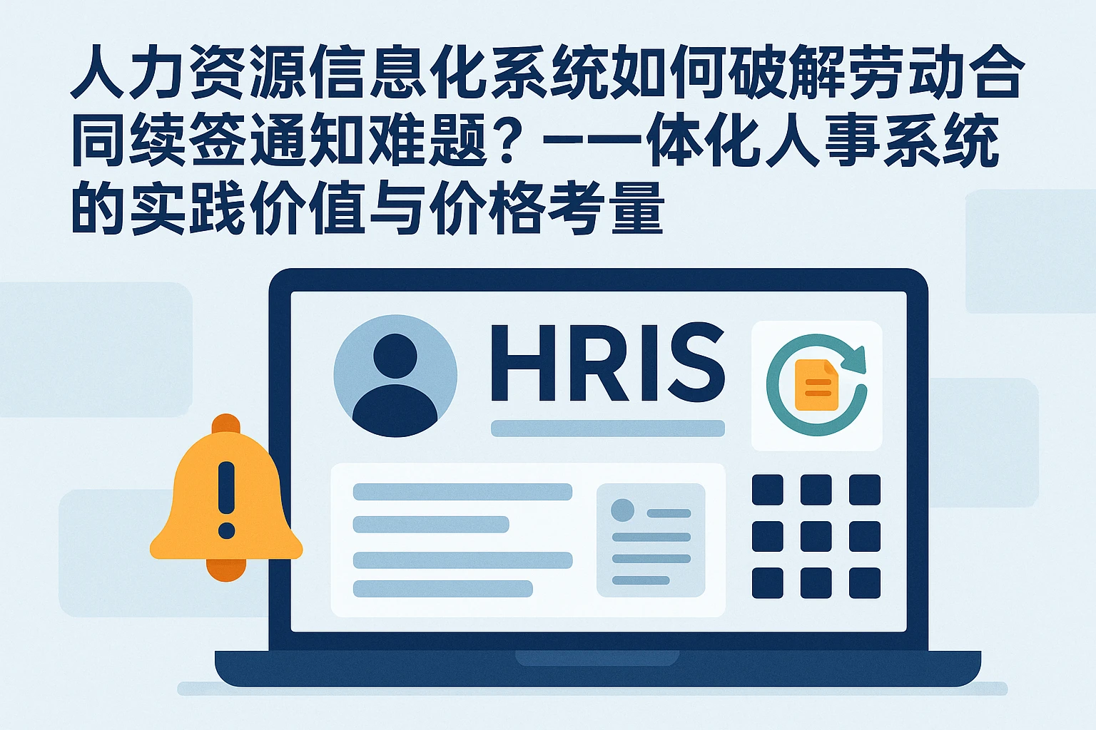 人力资源信息化系统如何破解劳动合同续签通知难题?——一体化人事系统的实践价值与价格考量
