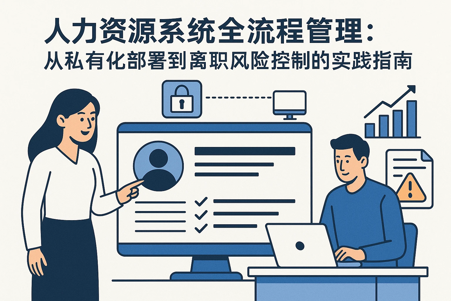 人力资源系统全流程管理：从私有化部署到离职风险控制的实践指南