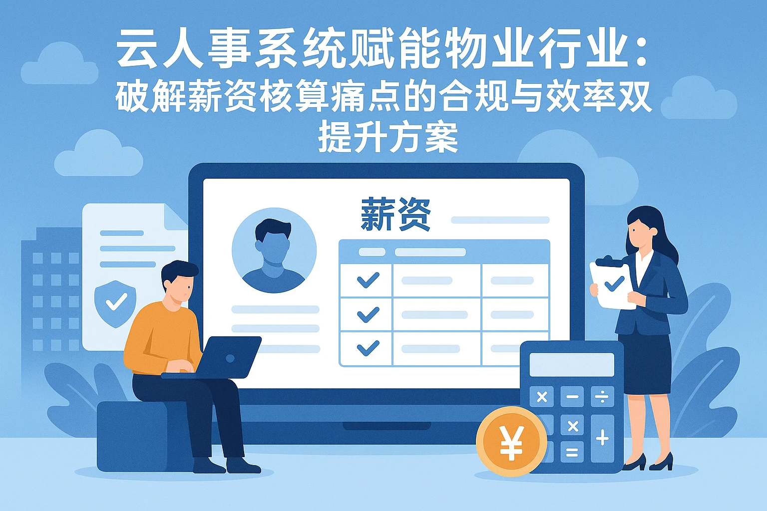 云人事系统赋能物业行业：破解薪资核算痛点的合规与效率双提升方案