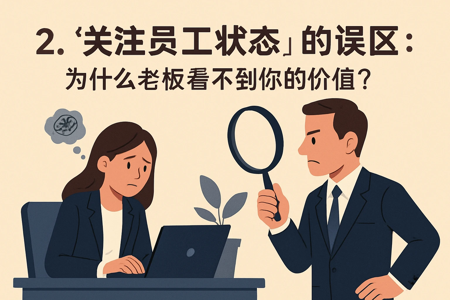 2. “关注员工状态”的误区：为什么老板看不到你的价值？