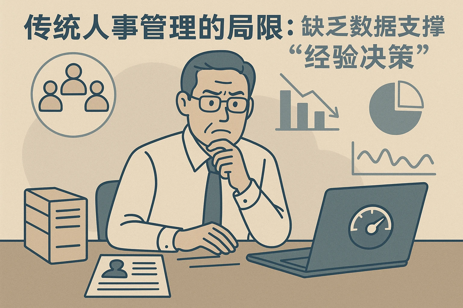 （2）传统人事管理的局限：缺乏数据支撑的“经验决策”