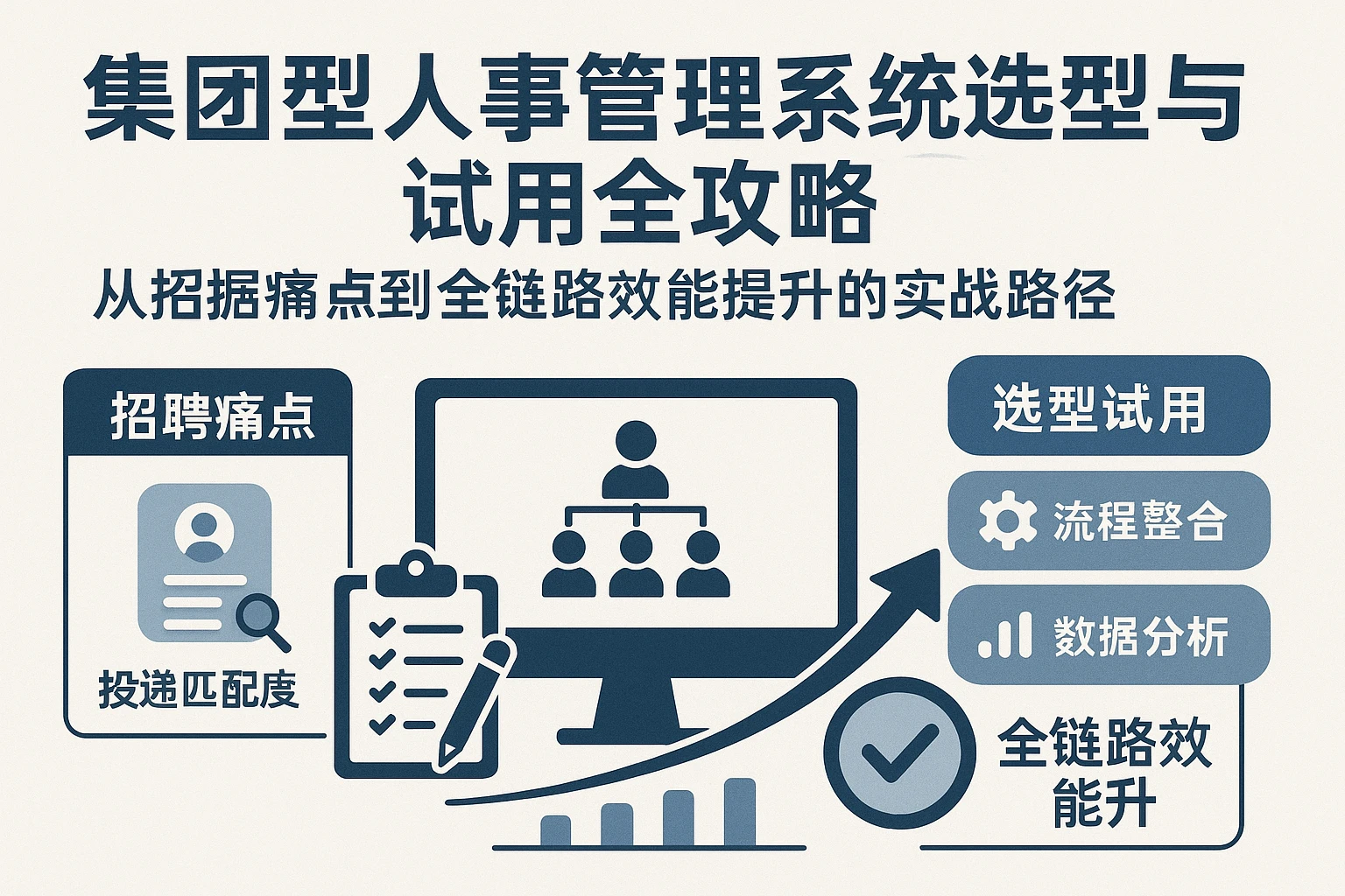 集团型人事管理系统选型与试用全攻略：从招聘痛点到全链路效能提升的实战路径