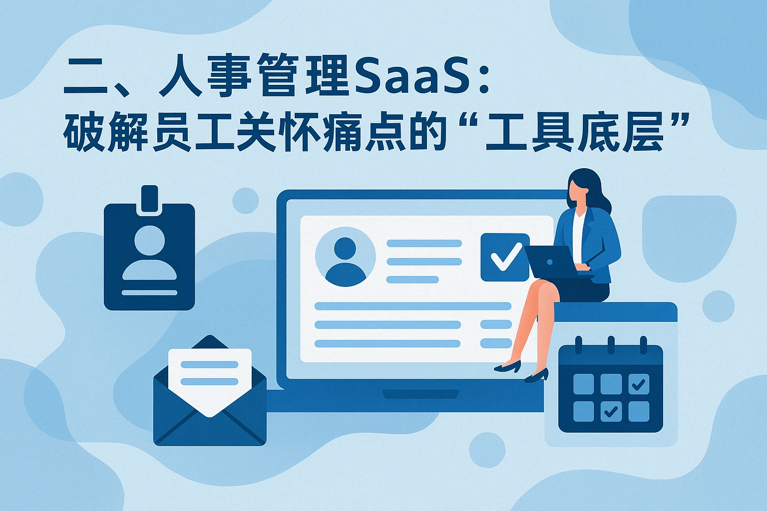 二、人事管理SaaS：破解员工关怀痛点的“工具底层”
