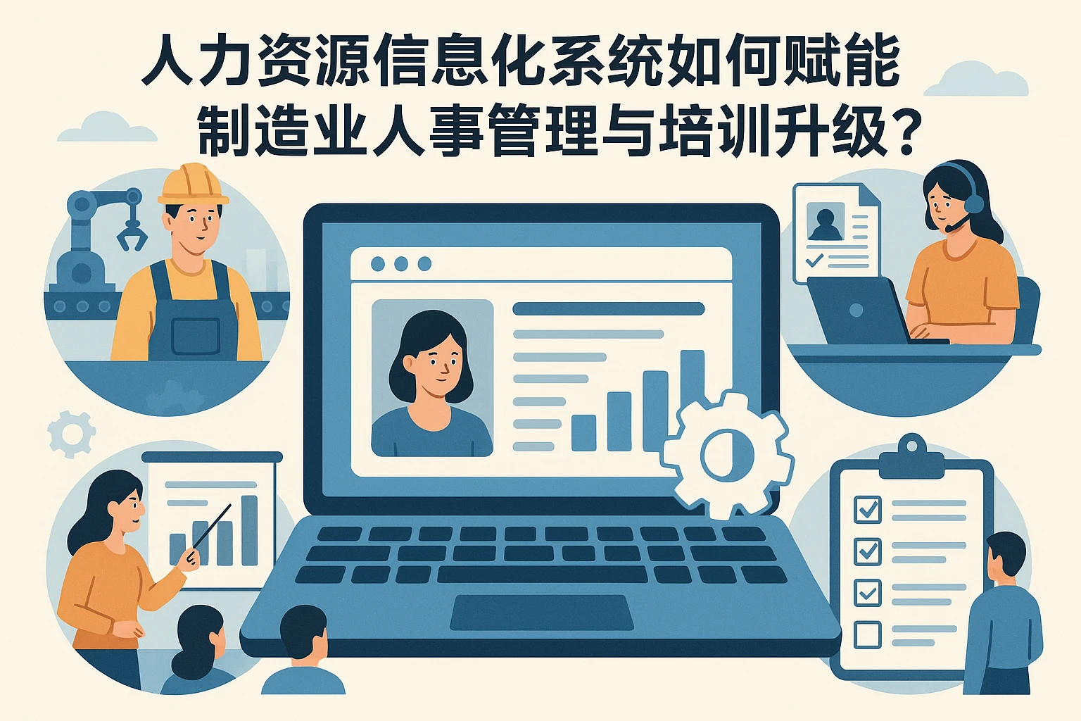 人力资源信息化系统如何赋能制造业人事管理与培训升级？