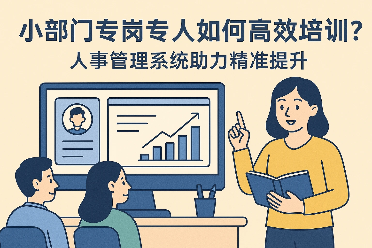 小部门专岗专人如何高效培训？人事管理系统助力精准提升