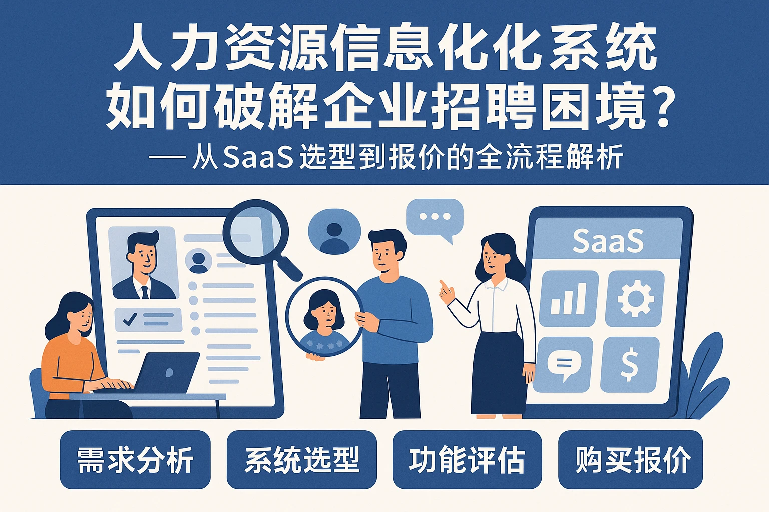 人力资源信息化系统如何破解企业招聘困境？——从SaaS选型到报价的全流程解析