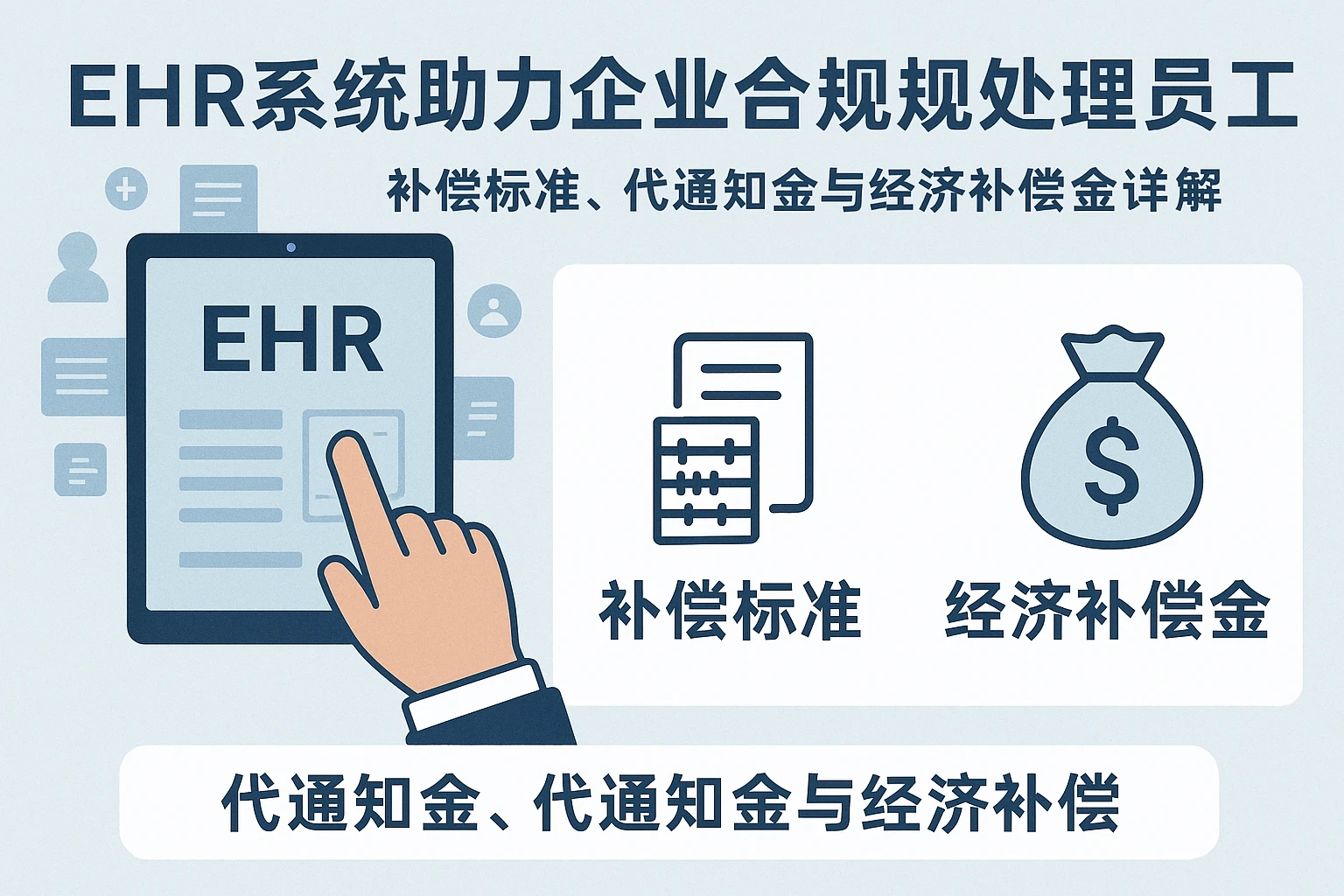 EHR系统助力企业合规处理员工辞退：补偿标准、代通知金与经济补偿金详解