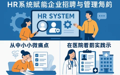 HR系统赋能企业招聘与管理：从中小微企业痛点到医院场景的实践启示