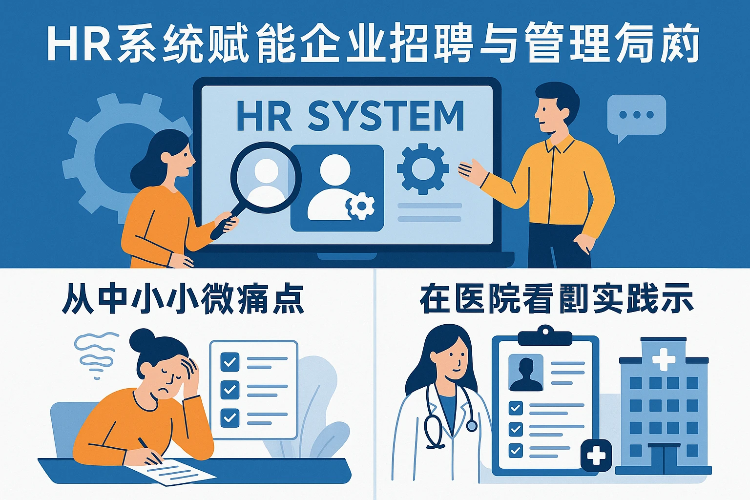 HR系统赋能企业招聘与管理：从中小微企业痛点到医院场景的实践启示