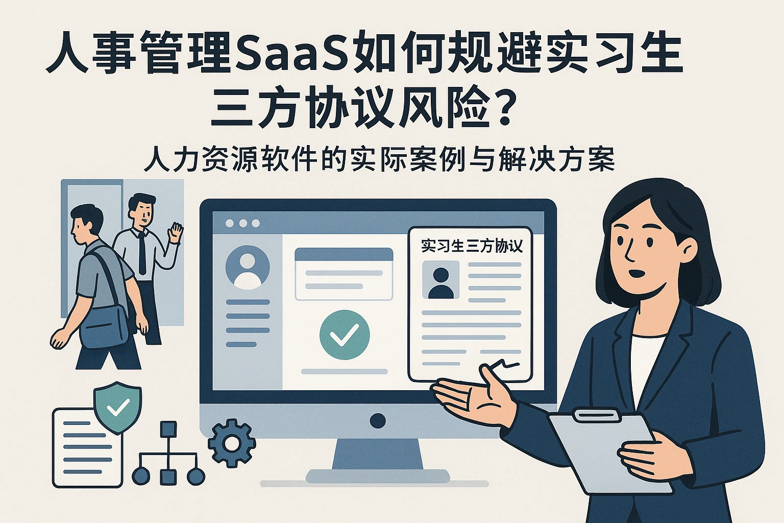 人事管理SaaS如何规避实习生三方协议风险？人力资源软件的实际案例与解决方案