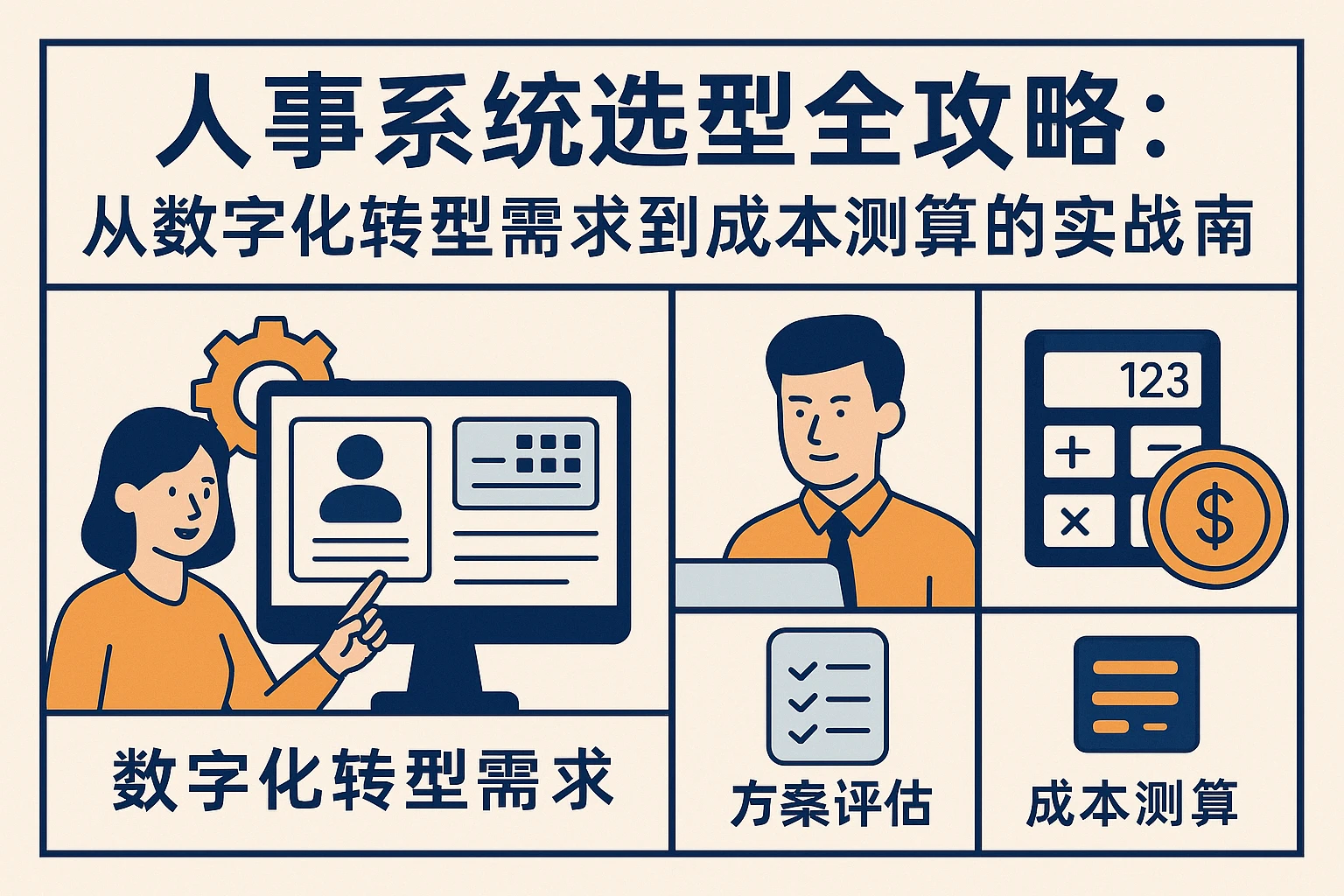 人事系统选型全攻略：从数字化转型需求到成本测算的实战指南