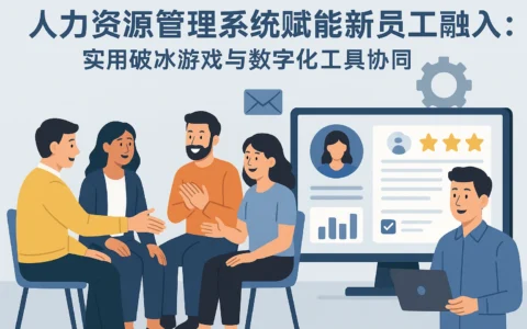人力资源管理系统赋能新员工融入：实用破冰游戏与数字化工具协同