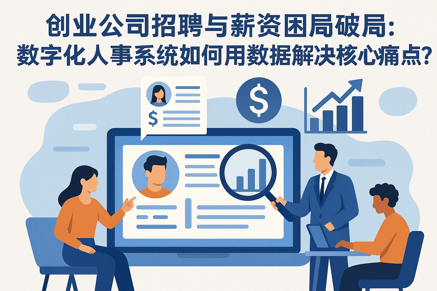 创业公司招聘与薪资困局破局：数字化人事系统如何用数据解决核心痛点？