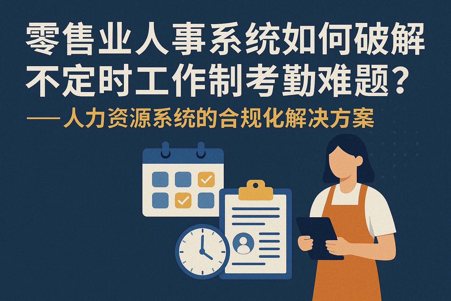 零售业人事系统如何破解不定时工作制考勤难题？——人力资源系统的合规化解决方案