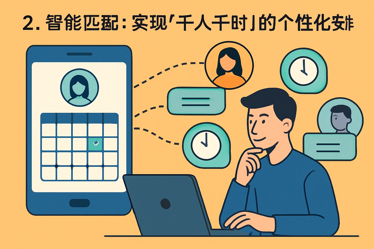 2. 智能匹配：实现“千人千时”的个性化安排