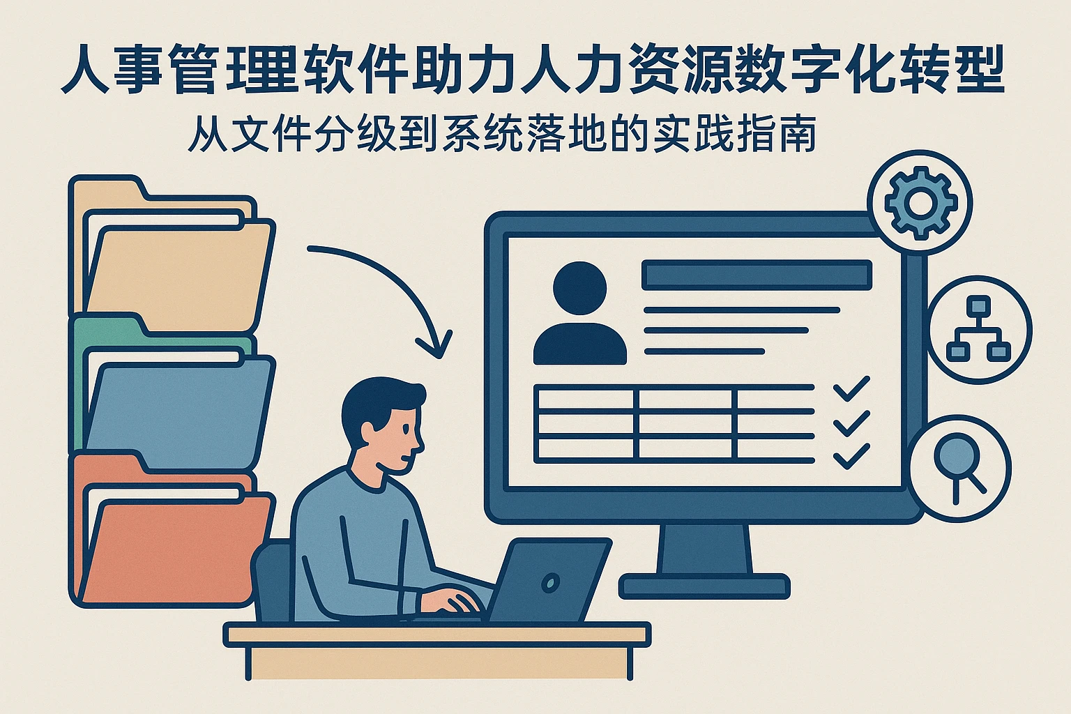人事管理软件助力人力资源数字化转型：从文件分级到系统落地的实践指南