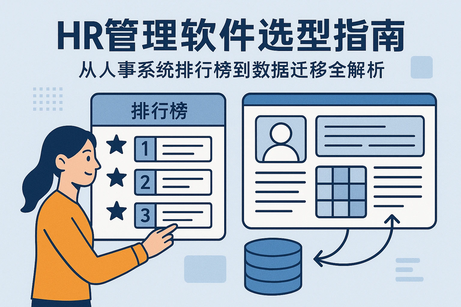 HR管理软件选型指南：从人事系统排行榜到数据迁移全解析