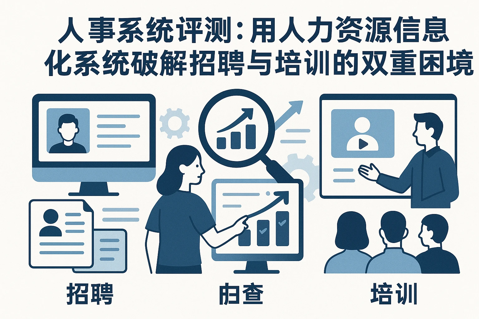 人事系统评测：用人力资源信息化系统破解招聘与培训的双重困境