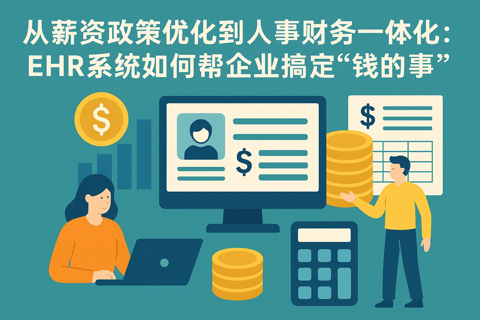 从薪资政策优化到人事财务一体化：EHR系统如何帮企业搞定“钱的事”