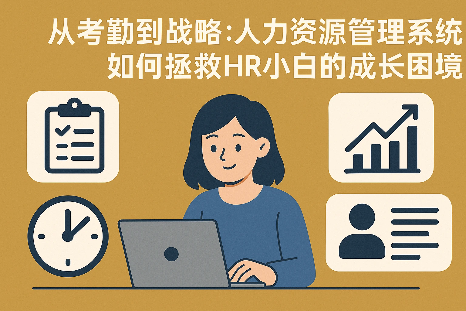 从考勤到战略：人力资源管理系统如何拯救HR小白的成长困境