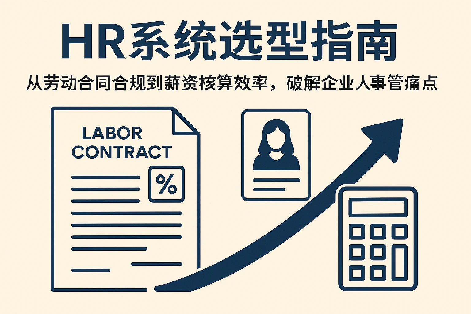 HR系统选型指南：从劳动合同合规到薪资核算效率，破解企业人事管理痛点