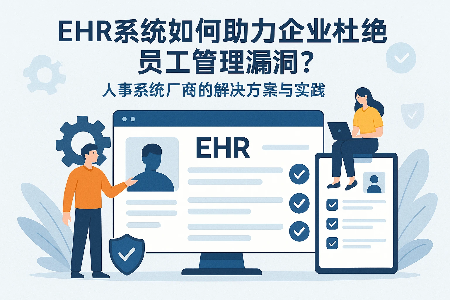 EHR系统如何助力企业杜绝员工管理漏洞？人事系统厂商的解决方案与实践
