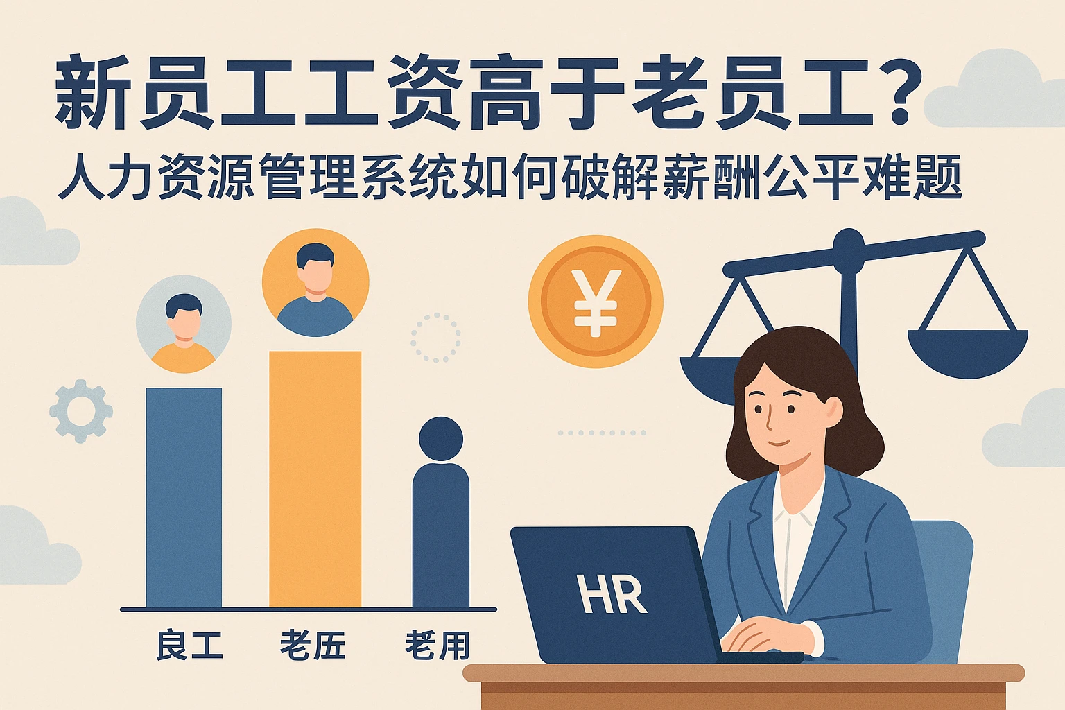 新员工工资高于老员工？人力资源管理系统如何破解薪酬公平难题