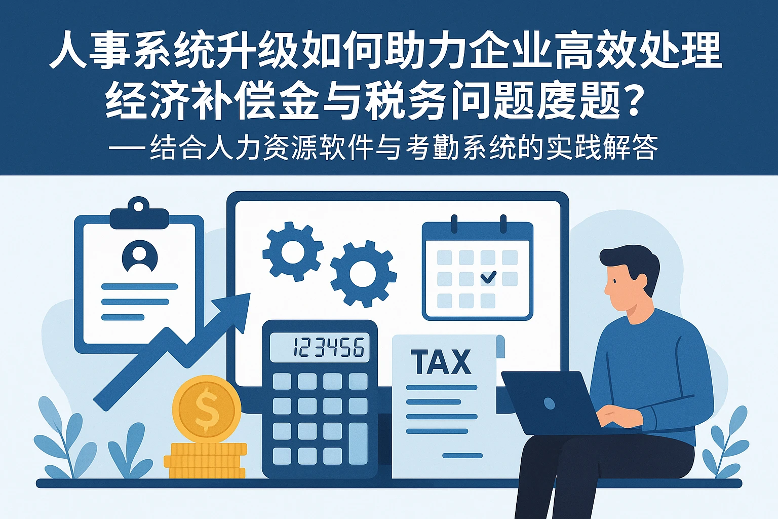人事系统升级如何助力企业高效处理经济补偿金与税务问题？——结合人力资源软件与考勤系统的实践解答