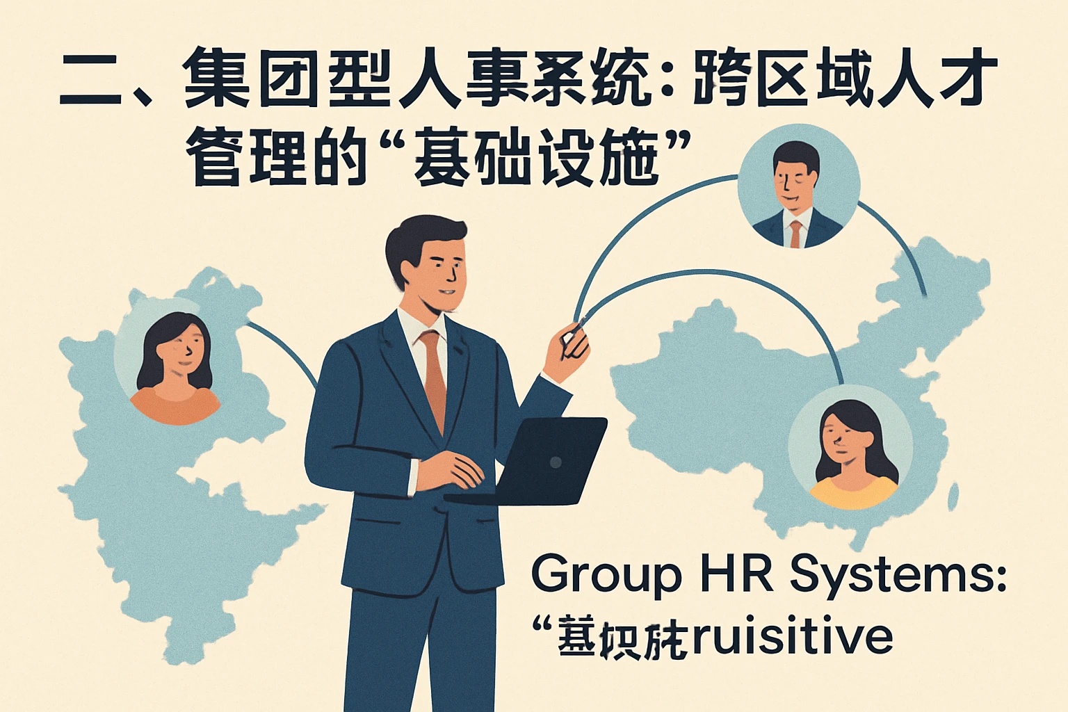 二、集团型人事系统：跨区域人才管理的“基础设施”